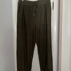 Anthropologie Olive Green Jogger Pants